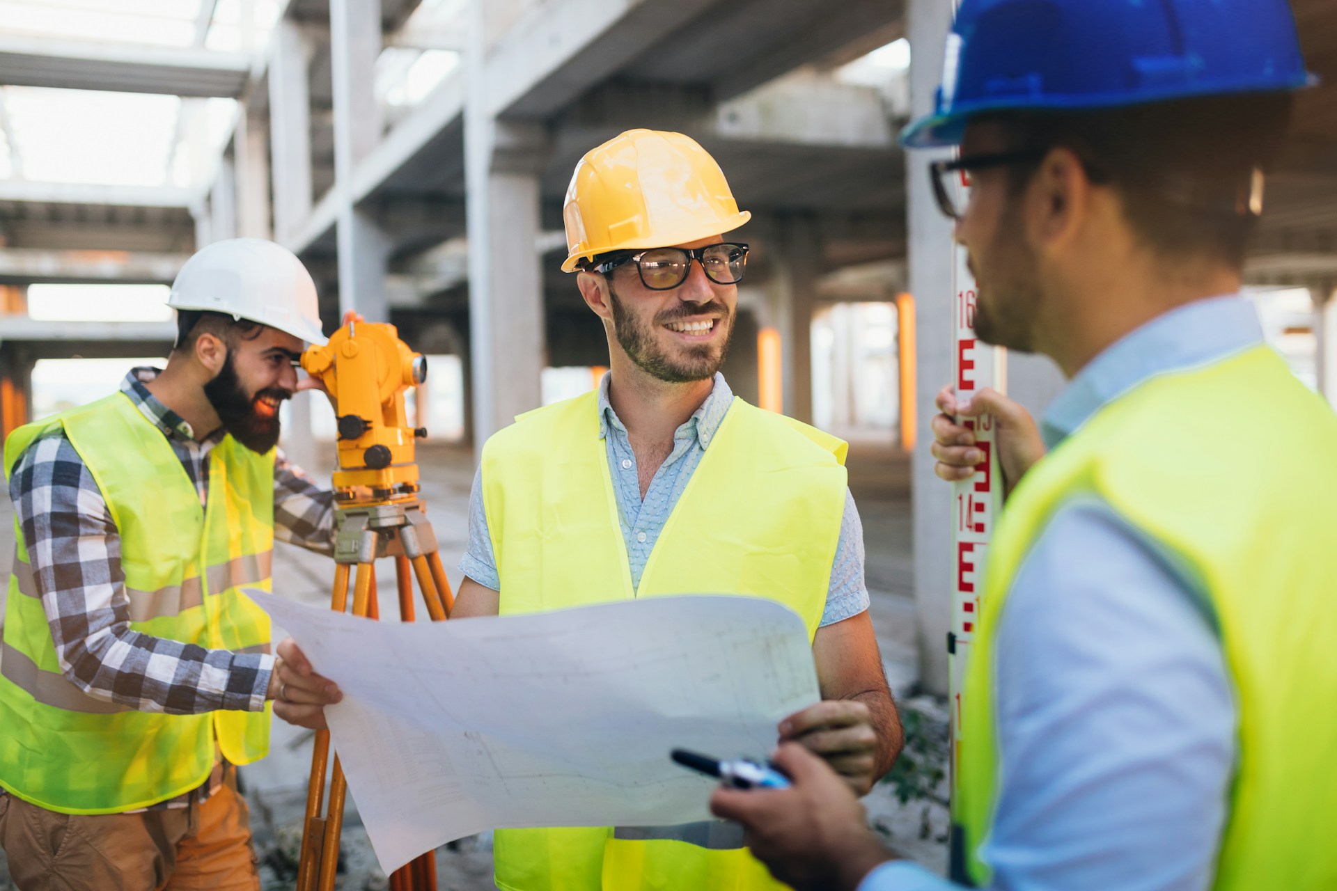 construction stakeout surveys
